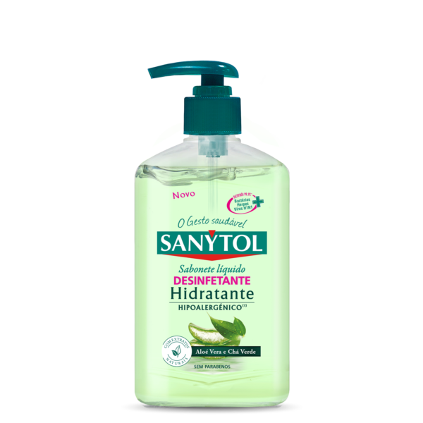 Sabonete Líquido Desinfetante Hidratante - Aloe Vera & Chá Verde